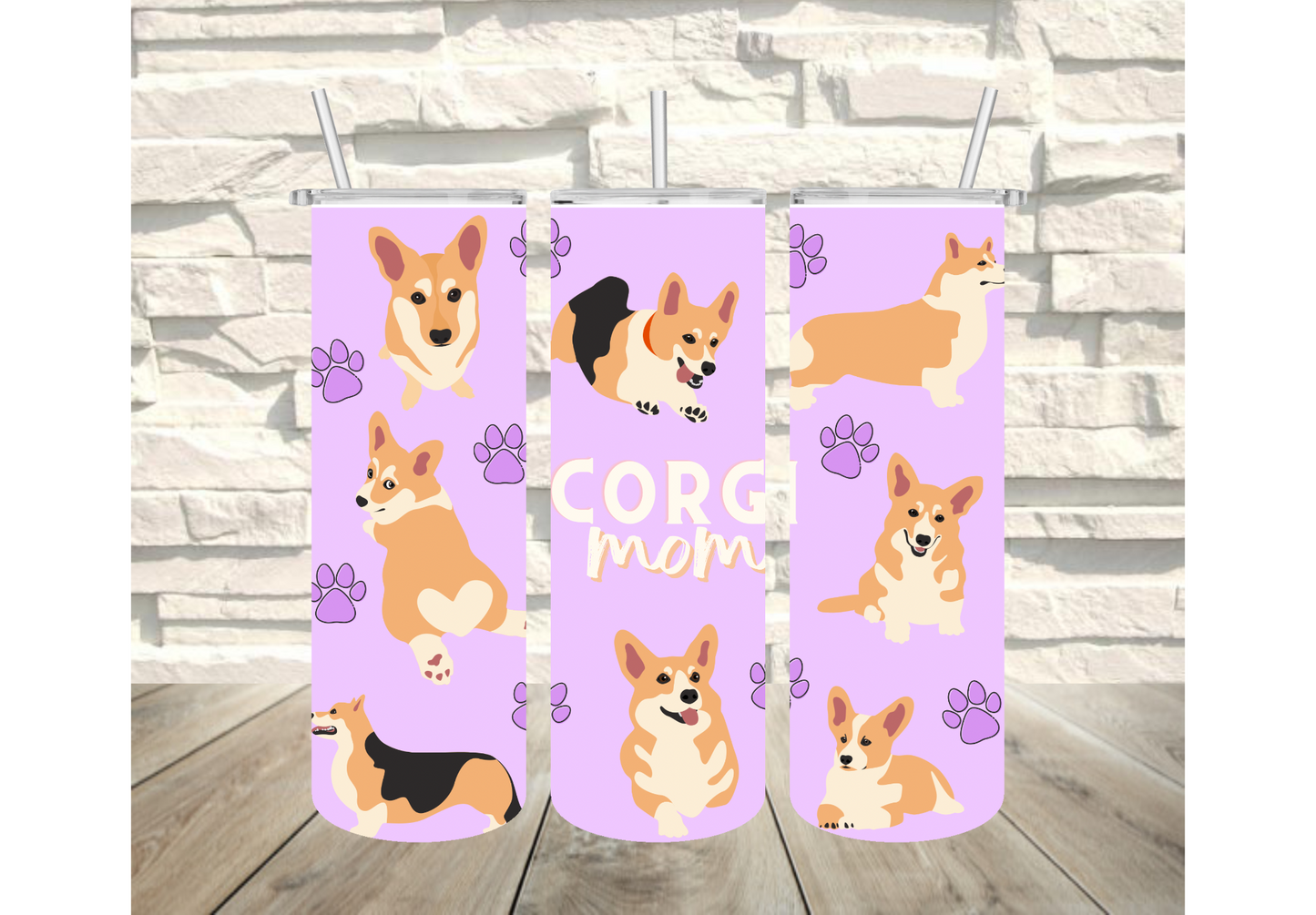 Corgi Mom Tumbler