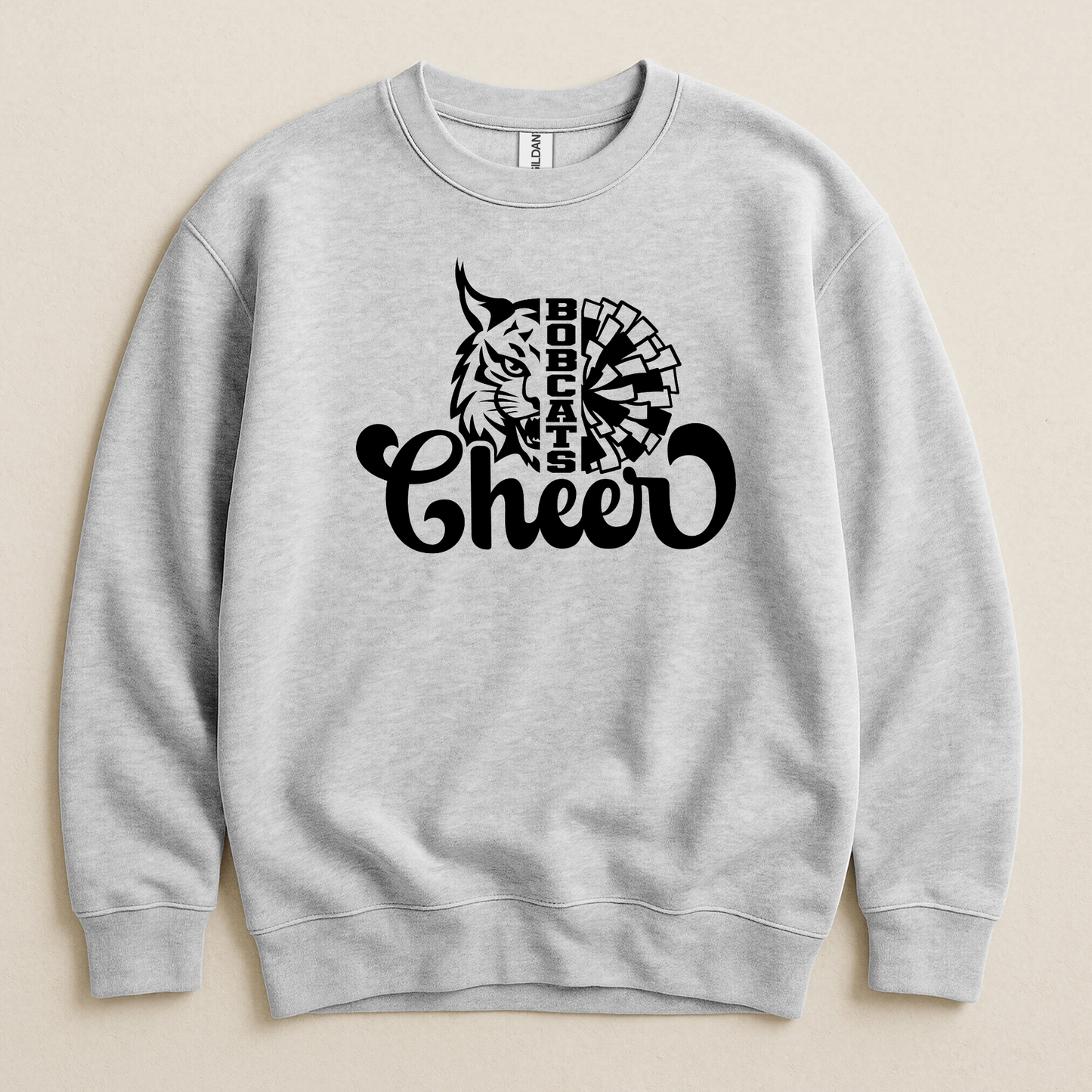 Bobcats Cheer Crewneck Sweatshirt