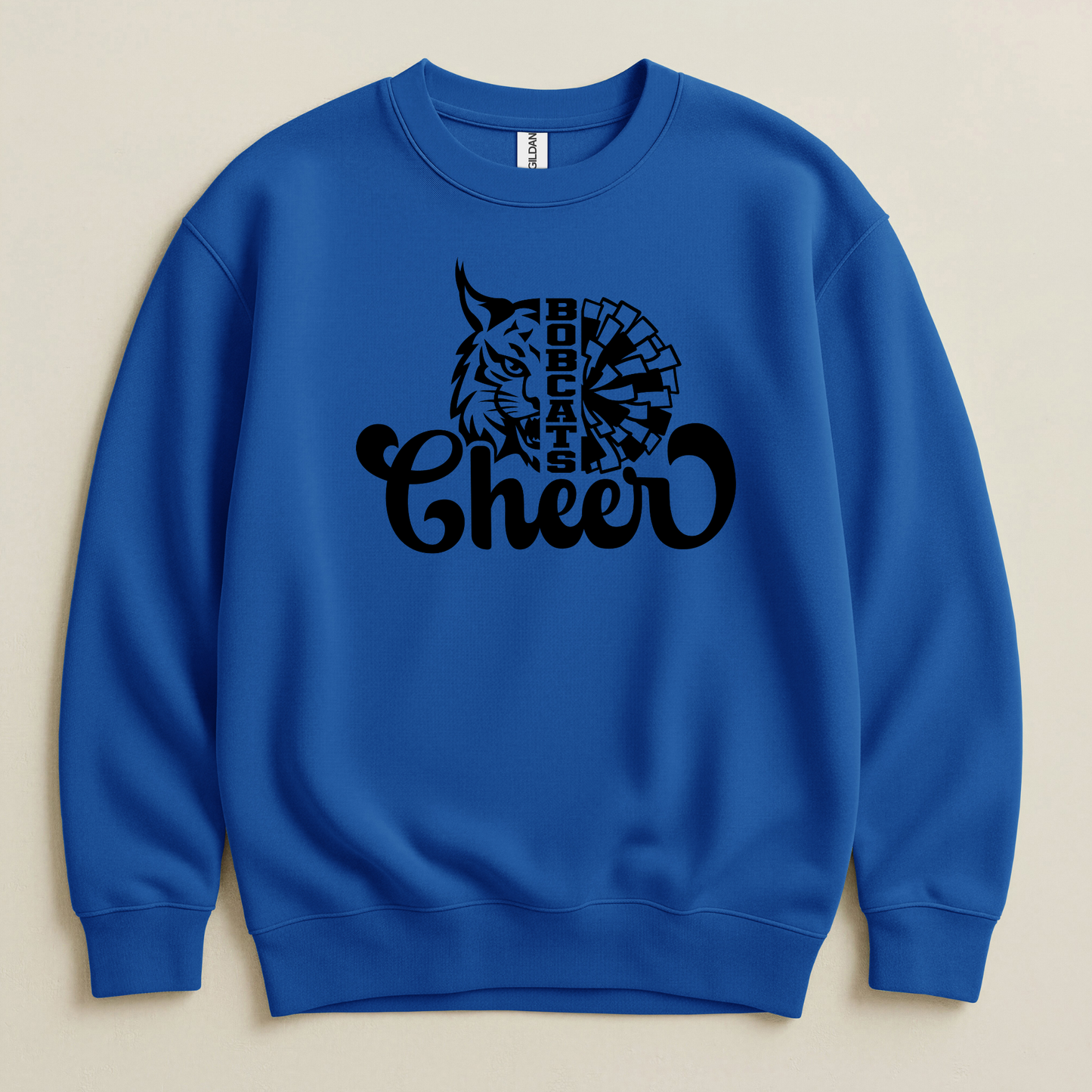 Bobcats Cheer Crewneck Sweatshirt