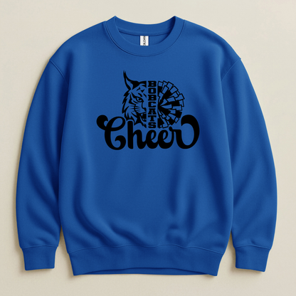 Bobcats Cheer Crewneck Sweatshirt