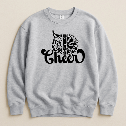 Bobcats Cheer Crewneck Sweatshirt