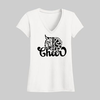 Bobcats Cheer Women's V-Neck T-Shirt