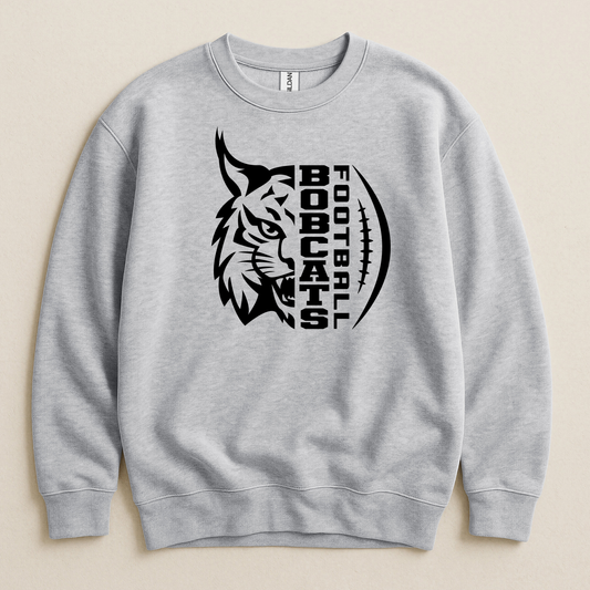 Bobcats Football Crewneck Sweatshirt
