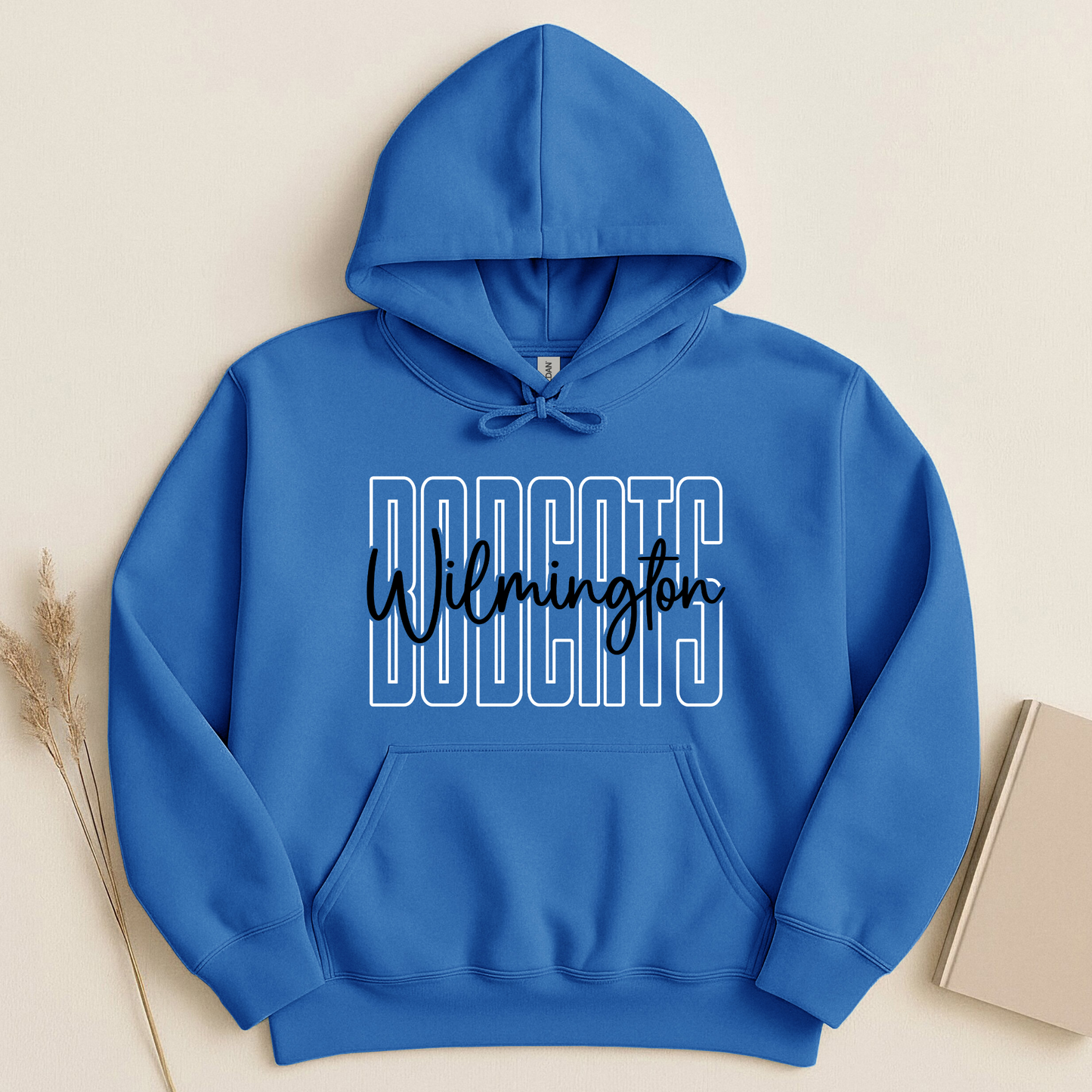 Bobcats Wilmington Cursive Hoodie