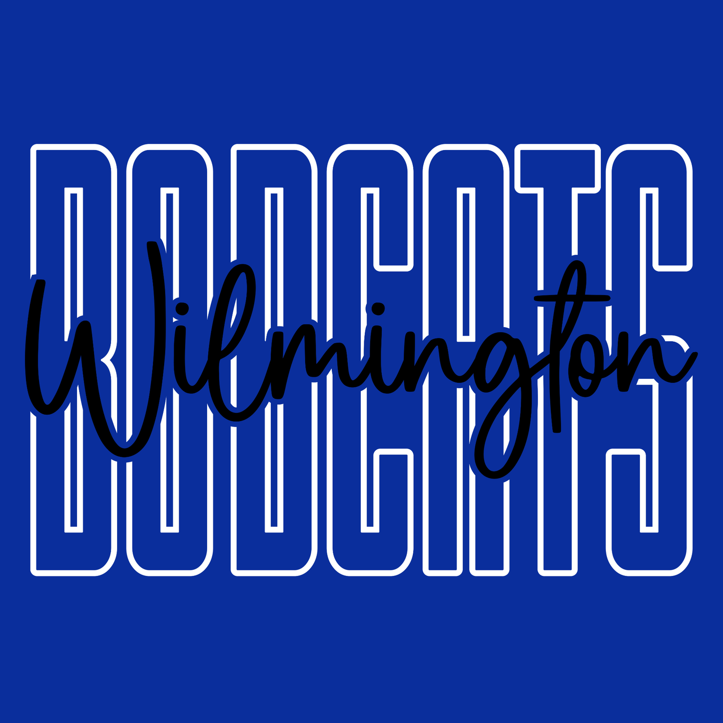 Bobcats Wilmington Cursive T-Shirt