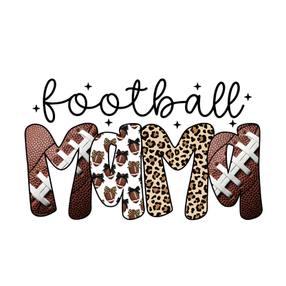 Football Mama V-Neck T-Shirt