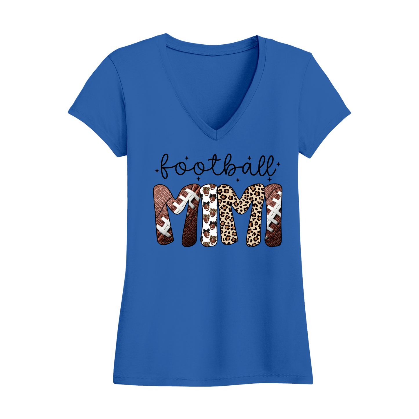 Football Mimi Women's V-Neck T-Shirt