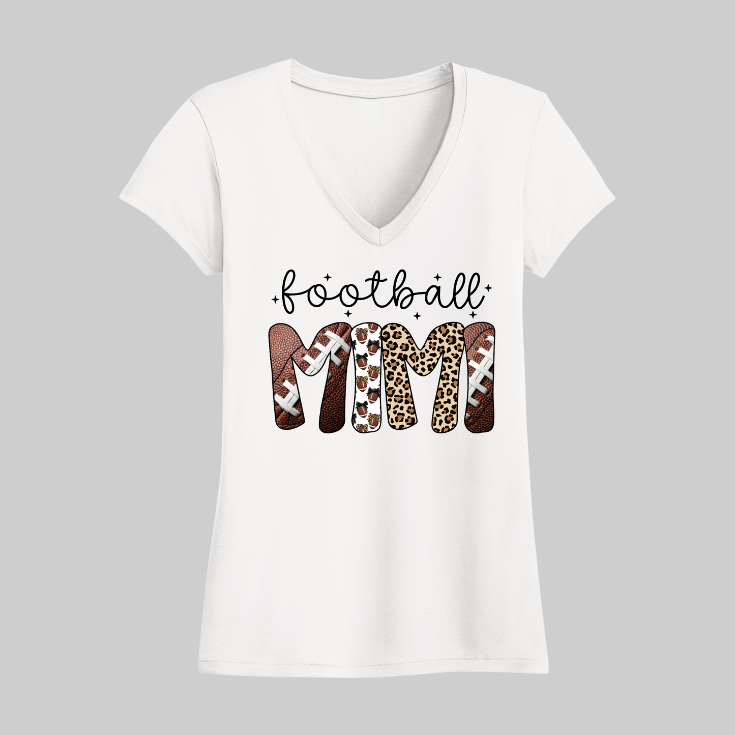 Football Mimi Women's V-Neck T-Shirt