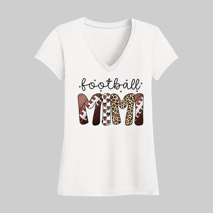 Football Mimi Women's V-Neck T-Shirt