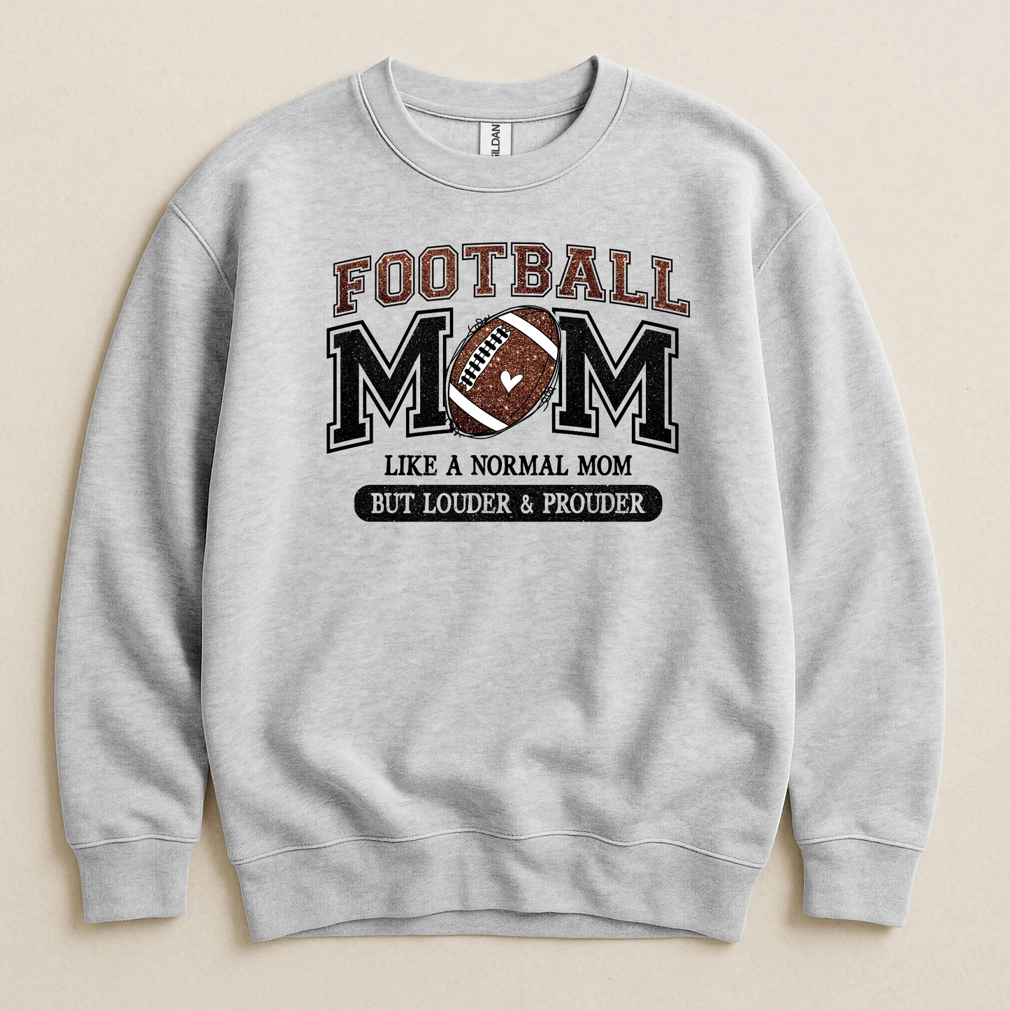 Football Mom Crewneck Sweatshirt