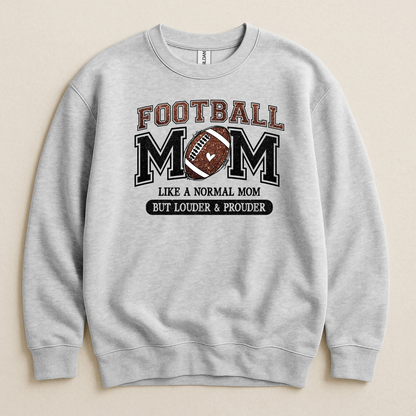 Football Mom Crewneck Sweatshirt