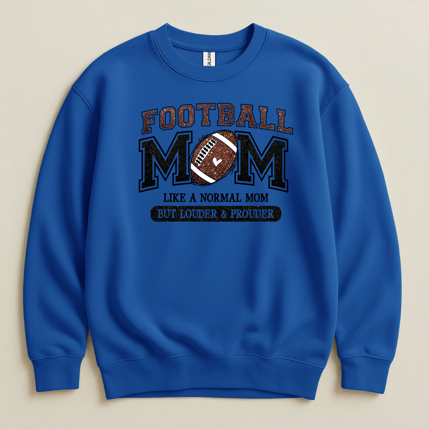 Football Mom Crewneck Sweatshirt