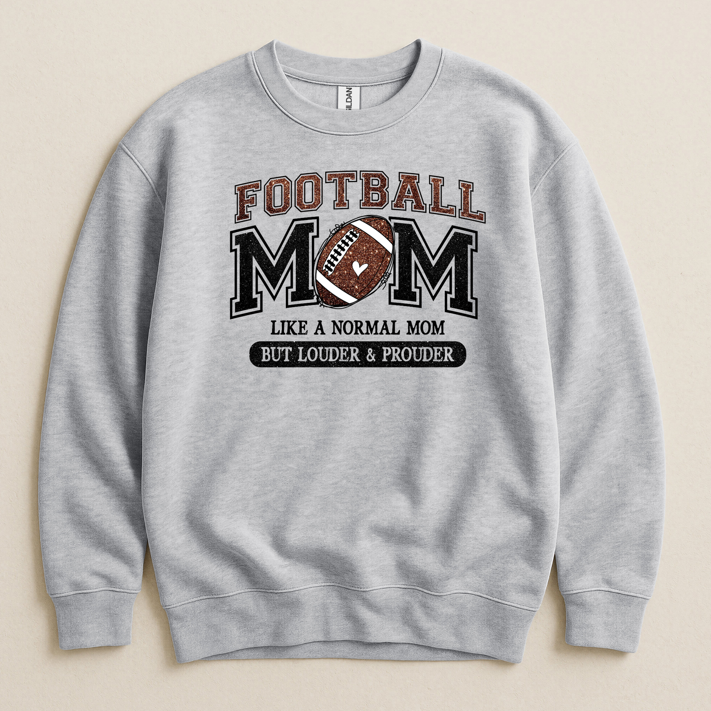 Football Mom Crewneck Sweatshirt