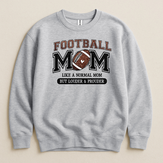 Football Mom Crewneck Sweatshirt