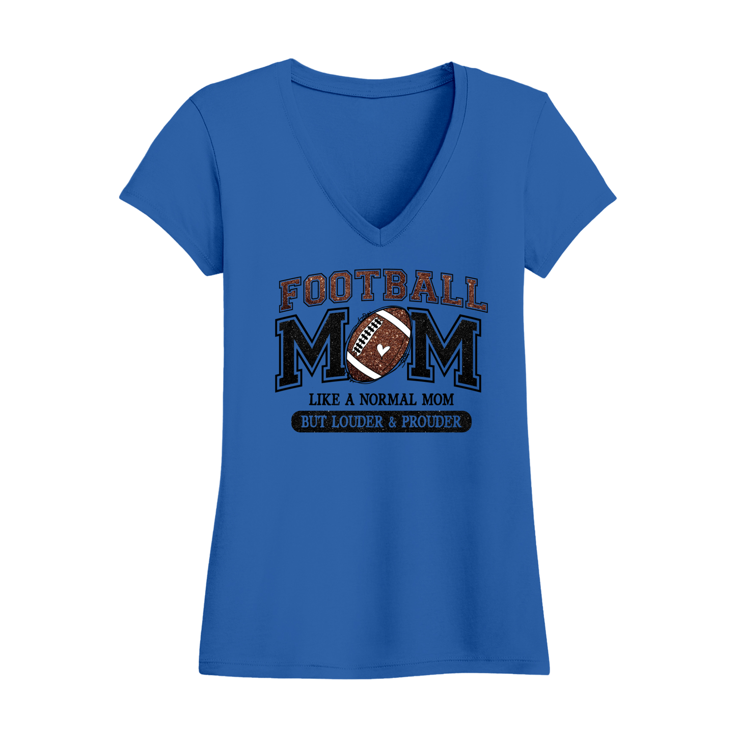 Football Mom Women's V-Neck T-Shirt