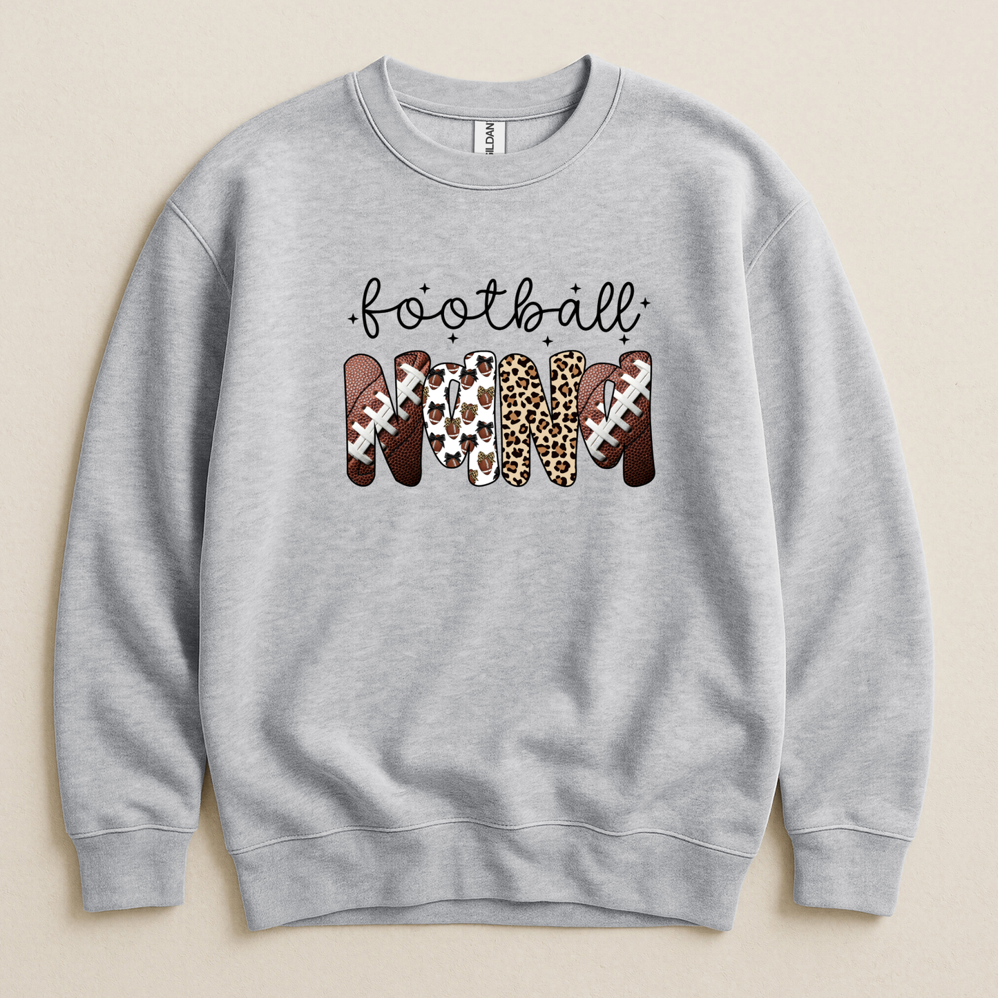 Football Nana Crewneck Sweatshirt