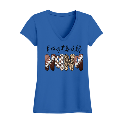 Football Nana Women's V-Neck T-Shirt