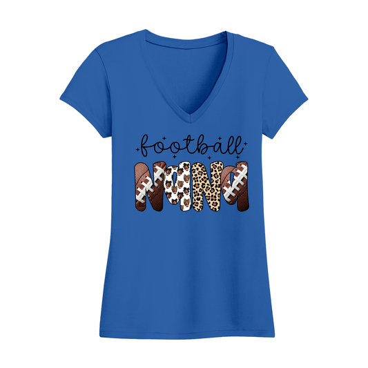 Football Nana Women's V-Neck T-Shirt
