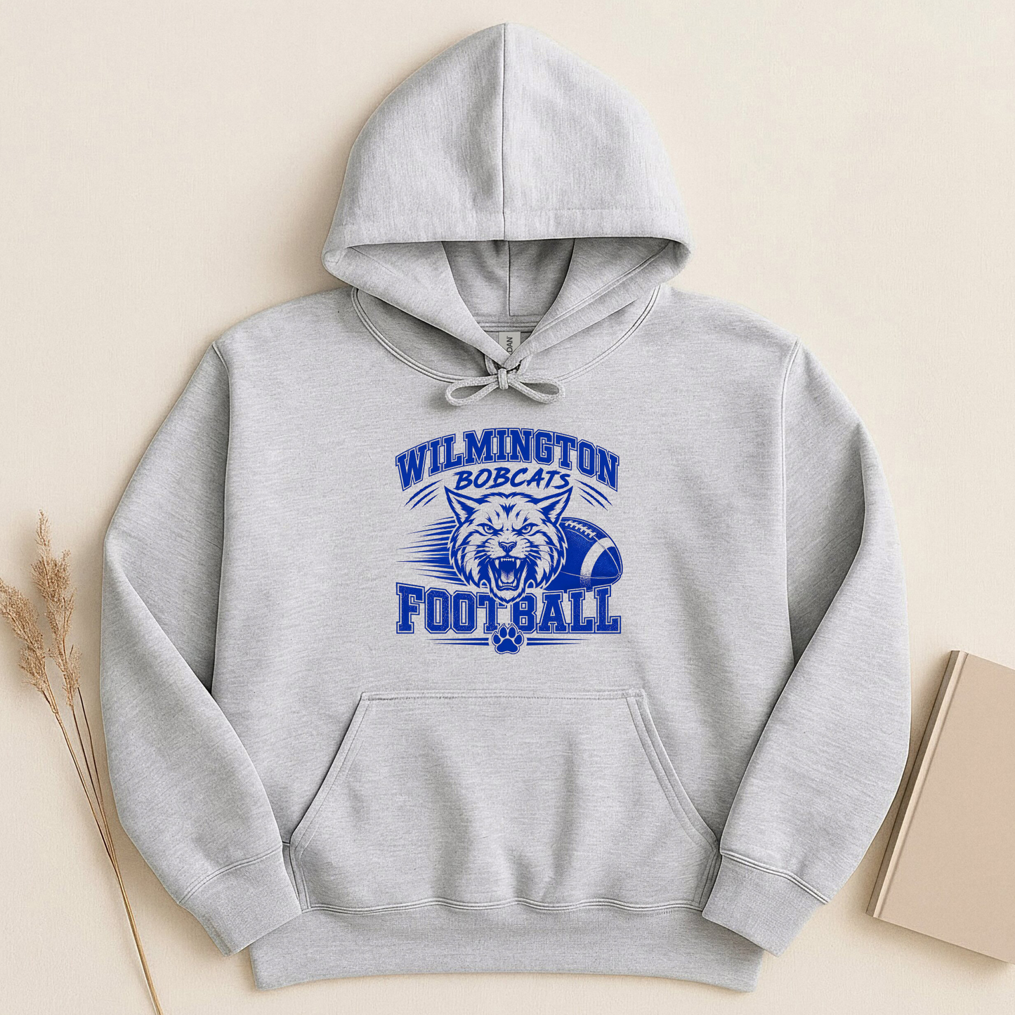 Wilmington Bobcats Football Hoodie