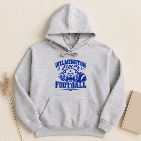 Wilmington Bobcats Football Hoodie