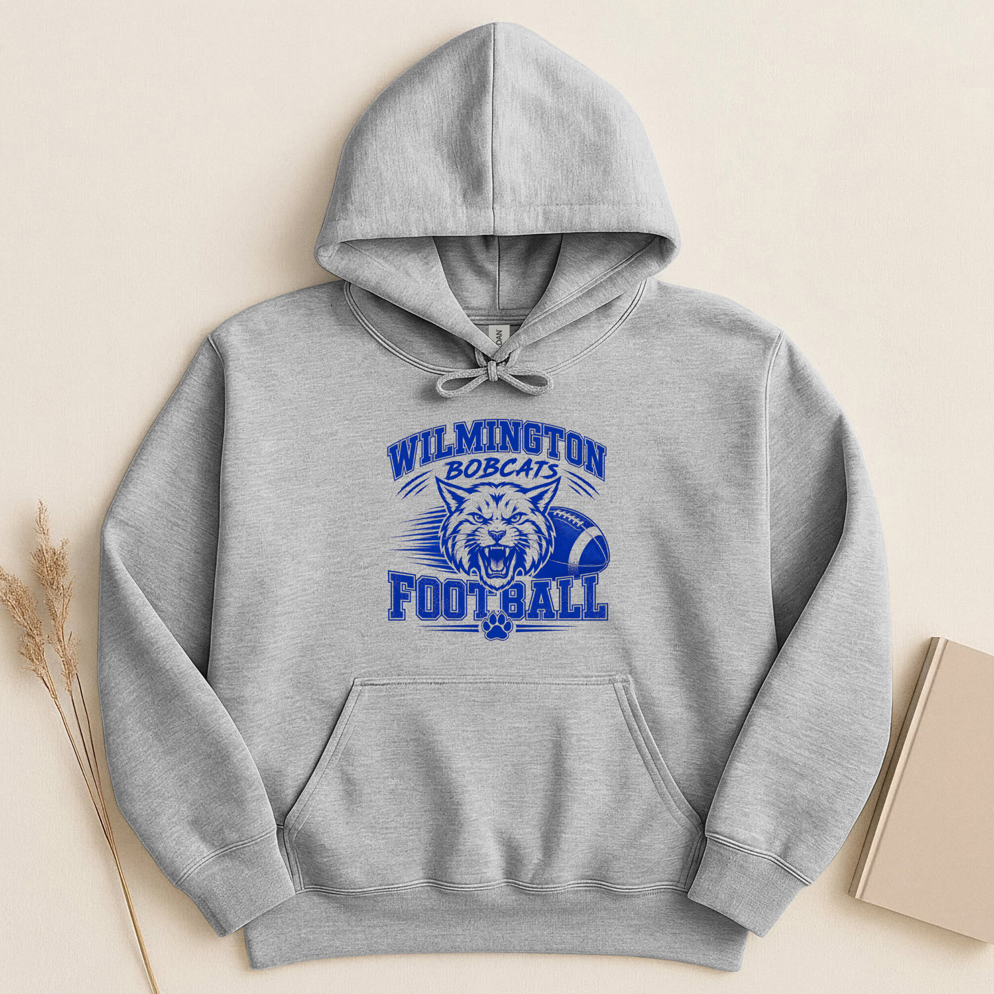 Wilmington Bobcats Football Hoodie