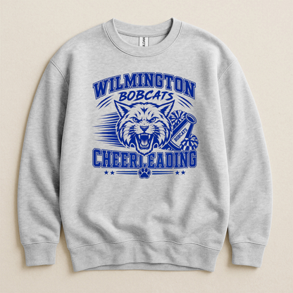 Wilmington Bobcats Cheerleading Crewneck Sweatshirt