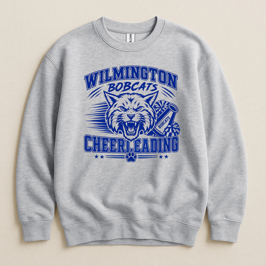 Wilmington Bobcats Cheerleading Crewneck Sweatshirt