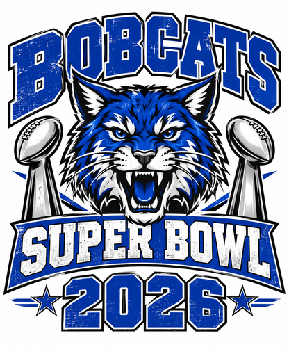 Wilmington Bobcats Super Bowl Crewneck Sweatshirts