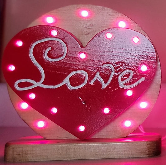 Love Light Up Wooden Decor