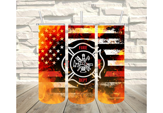 Firefighter Tumbler