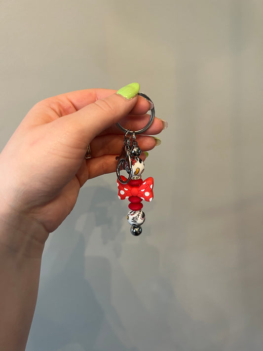 Mouse Bow Keychain