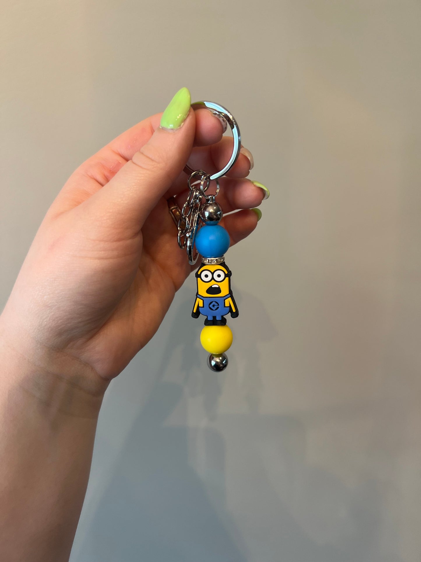 Yellow Alien Keychain